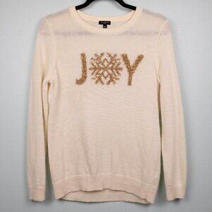 Talbots cream joy wool/alpace blend sweater-MP